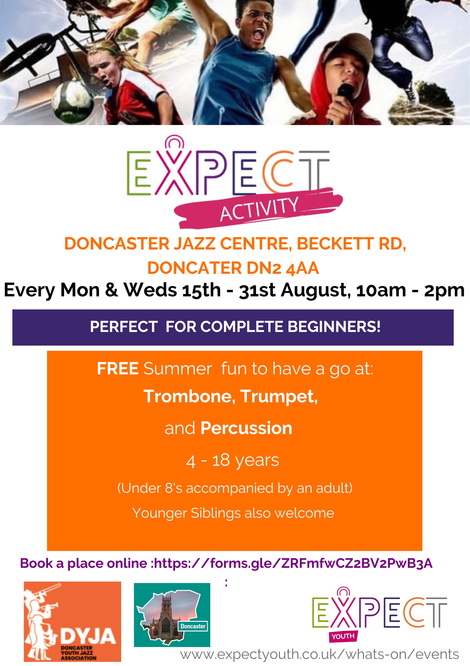 SUMMER ACTIVITIES AT THE JAZZ CENTRE